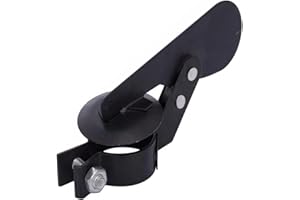 NIYATA Clapet d'Échappement Tracteur - Capuchon de Pluie et de Protection pour Pot d'Échappement - 50 mm - Compatible avec les Tracteurs à Gazon - Noir