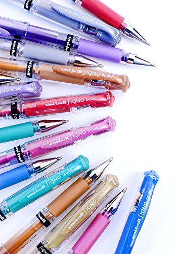 Gelroller uni-ball® SIGNO UM 153, Schreibfarbe: gold - 2