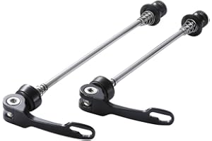 Neuocean 1 Pair MTB Quick Release Skewers, Bicycle Wheel Hub Front and Rear Clip Bolt For Road Mountain Bike