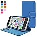 Produktbild Snugg b00mhx1yc6 – Elektrische Flip Cover für Apple iPhone 5 C blau