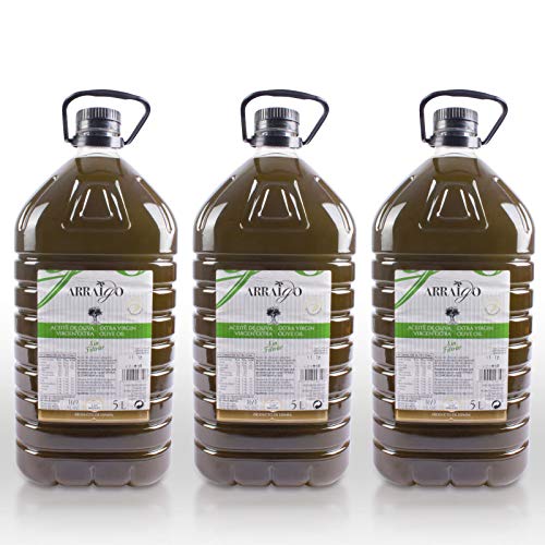 LOTE ESPECIAL - Aceite de Oliva Virgen Extra Premium Arraigo - 3 garrafas de 5 litros