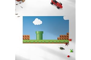 Oedim Alfombra Infantil Super Mario para Habitaciones PVC | 95 x 95 cm | Moqueta PVC | Suelo vinílico | Decoración del Hogar | Suelo Sintasol | Suelo de Protección Infantil |