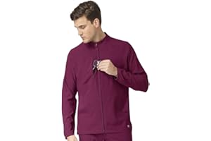 WonderWink Men's Zip-Front Warm-Up Jacket