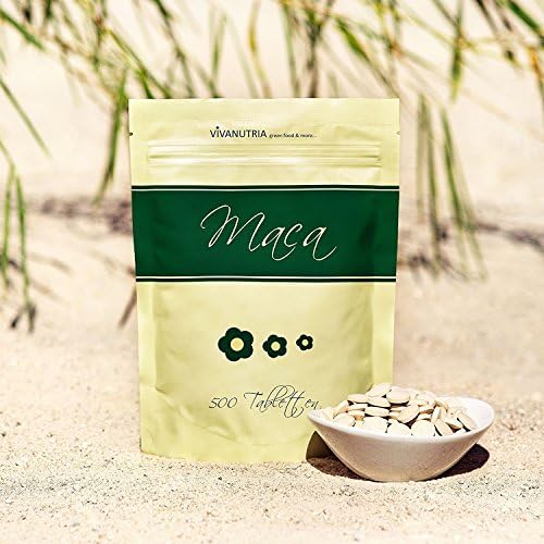 Geovitalis - Maca 500 mg tablet - 500 pcs - in a resealable bag 100% Pure no additives