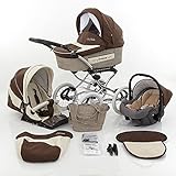 Lux4Kids Retro Kinderwagen Set Babywanne Sportsitz...