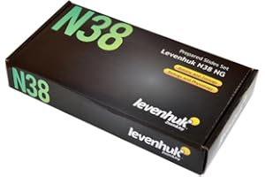 Zestaw preparatów Levenhuk N38 NG do obserwacji botanicznych, zoologicznych, biologicznych i fizjologicznych ze szkiełkami podstawowymi i szkiełkami nakrywkowymi w zestawie