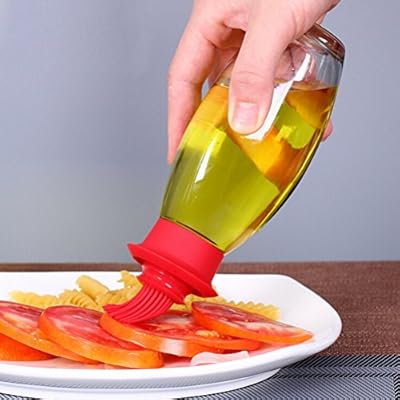 OUNONA Silikonpinsel BBQ Set Backpinsel mit ?lflasche