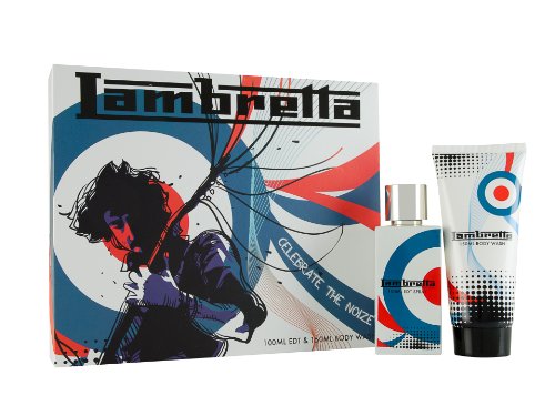 Lambretta Celebrate The Noize Eau De Toilette 100ml and 150ml Body Wash Gift Set for Him