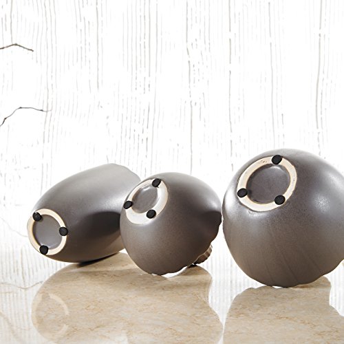 Purelifestyle, GYP029, 3-er Set Vasen aus Keramik Deko Tischdeko Hochzeitsdeko Pozellan Höhe 20,5&15&11,5 cm Weihnachtsgeschenk Valentinstag Geschenk Geburtstagsgeschenk Hochzeitsgeschenk - 8