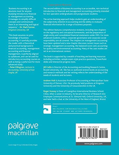 Business Accounting An Introduction To Financial And - 