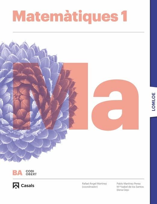 Matemàtiques 1 BA LOMLOE (NO - VALUE)