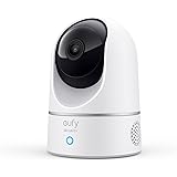 eufy Security Indoor Cam 2K Pan & Tilt, telecamera wi-fi interno, Videosorveglianza con AI per Riconoscimento Persone/Animali