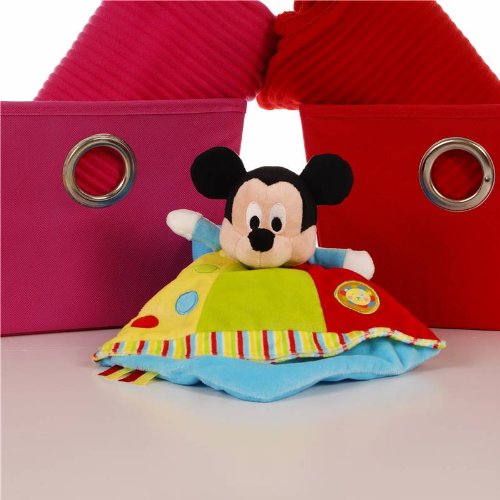 Disney Baby Mickey Mouse Clubhouse Comforter, Comfort Tags Blanket, Blankie
