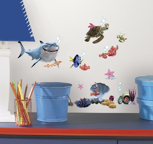 RoomMates RMK2059SCS RM – Disney Findet Nemo Wandtattoo, PVC, Bunt, 29 x 13 x 2.5 cm - 2