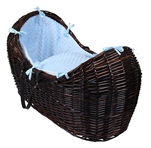 Dimple Dark Wicker Noah Pod - Blue