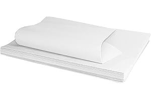 FLORIO CARTA - Confezione da 10 Fogli Formato 100x140 cm | Carta Kraft Colore Bianco da 80 gr Ottima per Imballi, Confezionare Regali, Imballi, Eventi Speciali o Usi Vari