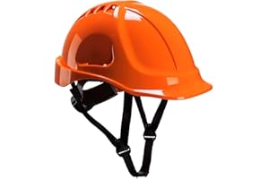 Portwest PS55ORR Elmetto Endurance Alta Visibilità, Arancione, 56-63