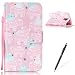 Produktbild Feeltech HUAWEI Honor 7 Hülle,HUAWEI Honor 7 Magnet Leder Wallet Cover,Elegant Soft PU Kartenfach Extra Dünn Tasche Bunte Relife-Muster [Stand Funktion] Karte Halterung Klapp hülle Flip Book Design Case Flexible TPU Ultra Slim Inner Bumper Tasche mit Landyard [Free Stylus] für HUAWEI Honor 7 - Weißer Totem Elefant