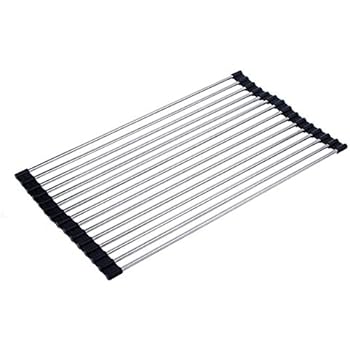 EKNA Abtropfhilfe aus Edelstahl - einrollbar & platzsparend