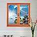 Produktbild Der Wind ist mild und die Sonne ist helles 3D Stereo-Wand-Aufkleber-Fenster-Aufkleber-Fenster-Vorhang-Simulations-Fenster-Wohnzimmer-Raum-Studie-Dekoration-Malerei -58 * 58cm