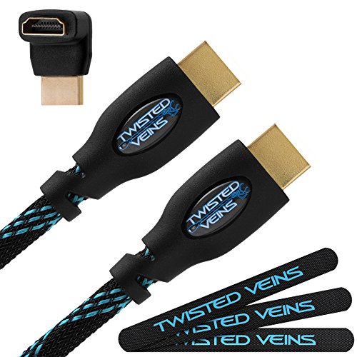 Twisted Veins ACHB50M HDMI Cable para Conexiones Alta Velocidad, Ethernet, m 50 (50 metros). Cable extra-largo; Pieza única de gran longitud; Alternativa al uso de Extensiones