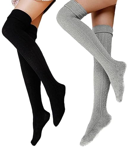 Chaussettes Montantes Foot/Rugby Pour Femme Et Fille - 3 Bandes Classiques - Longueur 46 Cm