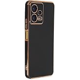 Microsonic Xiaomi Redmi Note 12 Pro+ 5G i&ccedil;in Kılıf Olive Plated Siyah [Redmi Note 12 Pro+ 5G ile Uyumlu Kılıf - Siyah]