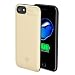 Produktbild FugouSell iPhone 6 Plus Battery Case Portable Charger Case Durable Protective Case Battery Charger Protective Power Case External Battery Rechargeable Backup Case (Golden)