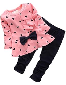 Mädchen Kleidung Set Baby IHRKleid® Top Langarm Shirt + Pants Bekleidungsset Outfits