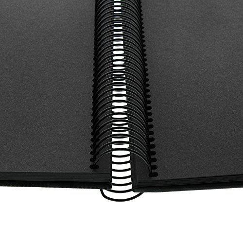 Goldbuch Spiralalbum, Bella Vista, 35 x 30 cm, 40 schwarze Seiten, Leinen, Schwarz, 25997 - 4