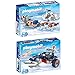 Produktbild PLAYMOBIL® Action 2er Set 9057 9058 Hundeschlitten + Eispiraten-Racer
