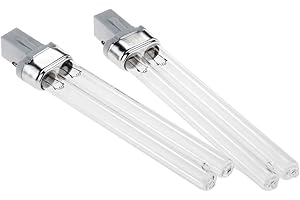 FACILLA fitTek® 2x UV 9W Aquarium Fish Tank Water Sterilizer Purifier Clarifier Lamp Light Tube
