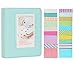 Produktbild Anter 64 Taschen Instax Mini Foto Album für Fujifilm Instax Mini 8 8+ 9 7s 25 26 50s 70 90 Sofortige Kamera & Namenskarte mit 20 PCS Aufkleber - Ice Blue