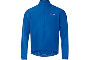 VAUDE Fahrradjacke Matera Air Jacket, ultraleichte Windjacke Herren 150 g, wasserabweisende Windjacke Rennrad Herren, winddichte & atmungsaktive Sportjacke
