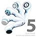 DBPOWER 6 in 1 Waterproof Electric Facial & Body Cleansing Brush with 2 Speed Settings for Skin Care, Include Detachable Handle & 5 Brush Heads and Cute Cosmetic Bag (blue)