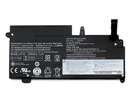 7XINbox 11.4V 3685mAh Ersatz Akku Batterie für Lenovo SB10J78997 01AV400