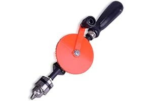 NUZAMAS Handbohrer, Doppelritzel, 1,5–10 mm Kapazität, manuelles Bohrwerkzeug, sichere Handbohrmaschine, ideal für Kinder