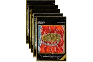 ECONATURA GOURMET Lomo Ibérico Bellota loncheado. Embutidos ibéricos. Lomo Bellota Ibérico Salamanca (Guijuelo). Lomo Ibérico loncheado envasado al vacío. Contiene 5 sobres x 80 grs (400grs.).