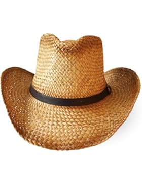 MFH FoX Outdoor Strohhut Fasching Cowboyhut Westernhut verschiedene Farben