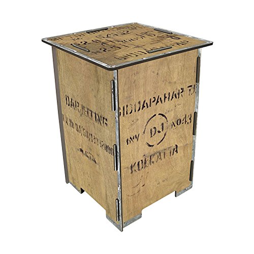 Werkhaus SH8208 Hocker, MDF, bunt, 30 x 30 x 42 cm