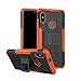 Produktbild Xiaomi Redmi Note 5 Pro Hülle,Stilvoller Handyhülle Fall GOGME [Dual Layer Armour Series] Rugged TPU / PC Hybrid Armor Super Schutzhülle. Anti-Scratch PC Rückwand Schale + Stoßfeste TPU Innenschutzabdeckung + Faltbarer Halterungen , für Xiaomi Redmi Note 5 Pro Case Cover.Orange