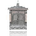 Handicrafts Pooja Temple for Home, Office and Mandir Wooden Decorative Dev Ghar (7x10 Inches)