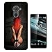 Produktbild 002950 - Sexy Red Hair Bondage Fantasy Design Vodafone Smart Platinum 7 (5.5") Fashion Trend Silikon Hülle Schutzhülle Schutzcase Gel Rubber Silicone Hülle