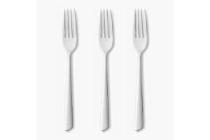 Arcos Serie Toscana - Forchetta Tavola Set (3 forchetta) - Monoblocco Unipezzo Acciaio Inossidabile 18/10 e 200 mm Colore Argento