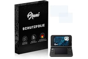 Bruni Screen Protector compatible with Nintendo 3DS XL 2012 Protector Film, crystal clear Protective Film (Set of 2)