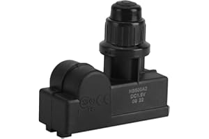 Broco Funkengenerator BBQ Batterie Elektrischer Zünder Zünder, DC1.5V Batteriebetriebener BBQ Gas Grill Funken Generator 2 Outlet Universal Zünder Zünder Schwarz