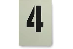 Dovetails Vintage Big Number 4 Stencil 120 mm Tall Large Number Four Stencil