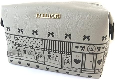 Make-up case 'Lollipops'gray - 20x13x9 cm (7.87''x5.12''x3.54'').