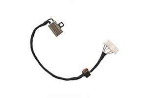 ZAHARA Conector de Cable de alimentación CC para Dell Vostro 14 3458 3459 P65G 0KD4T9 KD4T9 DC30100UD00 DC30100VV00(12.5cm