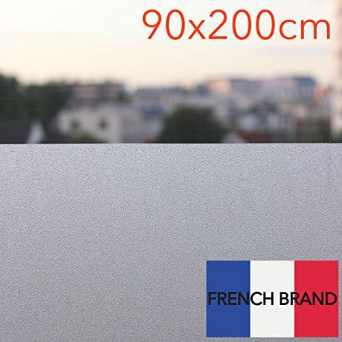 Takit Frosted Window Film - 90 * 200cm - Privacy Window Film - Self-adhesive -  Decorative Static Cling Sticker, Anti-UV - For Bedroom, Office, Kitchen, Bathrooms